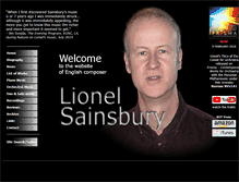 Tablet Screenshot of lionelsainsbury.com